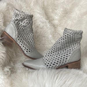 Free People In The Loop grey woven boot
